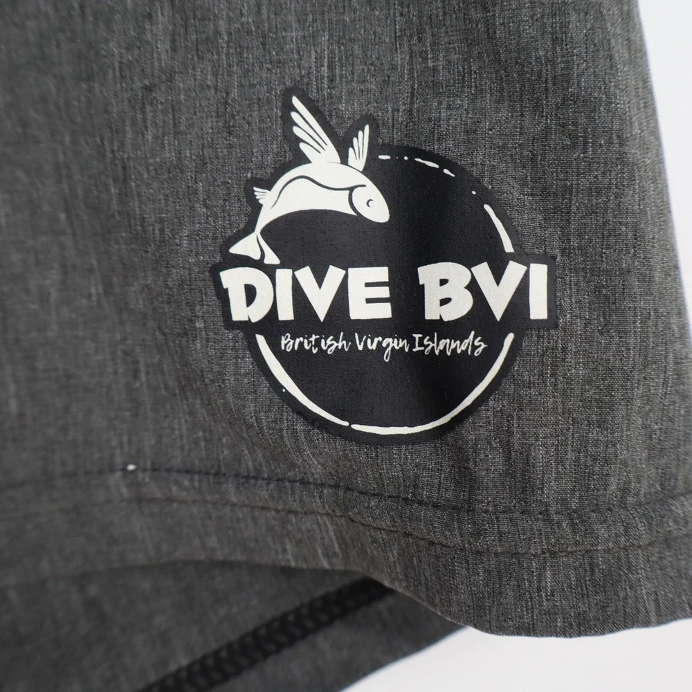 Dive BVI Mens Board Shorts with Bottle Opener British Virgin Islands Size 11